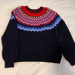 Joie Fair Isle Sweater. So comfy!